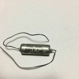 John E Fast オイルコンデンサ 200v 0.033uf