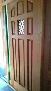 展示品★　未使用　木製輸入ドア　　シンプソン　外部ドア　Tudor #4040　エクステリアドア　