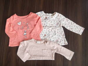 ◆ブランド　キッズ【ZARA BabyGap SIMPLE FREE】ロンＴ80サイズ＠３枚セット販売◆送料230円～