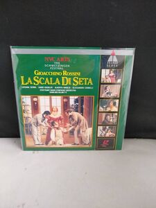 Ｒ4669・レーザーディスク　ROSSINI LA SCALA DI SETA　ロッシーニ　絹のはしご