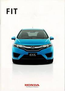 HONDA 　フィット　カタログ+OP　2014年12月　FIT