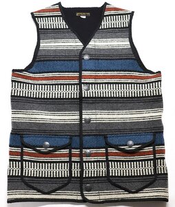 WESTRIDE (ウエストライド) WOOL RUG VEST / ウールラグベスト 美品 BLUE RUG size 40(L)