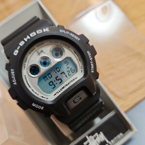 即決 !生産終了 CASIO Ｇショック ステューシー 国内正規品 STUSSY 1st モデル DW-6900SS-1EV 電池交換済み!