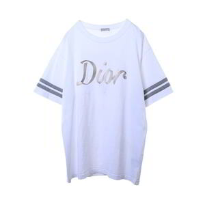 Dior HOMME ロゴ刺繍 コンパクト Tシャツ XXL ホワイト ディオールオム KL4BQPKH48