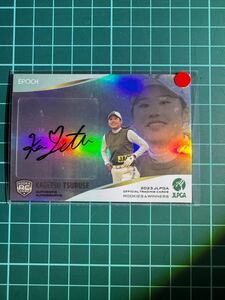 鶴瀬華月2023 JLPGA OFFICIAL TRADING CARDS ROOKIES & WINNERS 直筆サイン 直筆サインカード