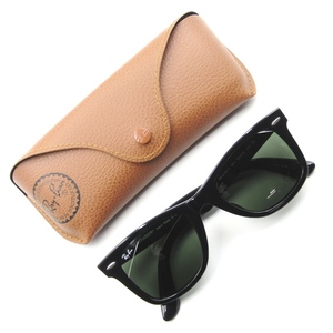 美品 Ray-Ban レイバン サングラス RB2140-F WAYFARER ウェイファーラー フルフィット イタリア製 901 ブラック 65006753