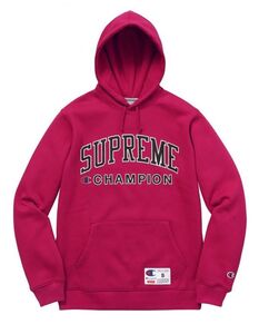 シュプリーム　Supreme/Champion Hooded Sweatshirt　MAGENTA　M　シュプリーム　パーカー