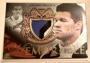 【レアジャージ】2011 futera UNIQUE Memorable Michael Ballack バラック Jersey 3色パッチ ジャージ チェルシー ドイツ