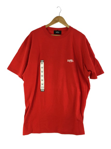 A Elegantes SAPEur◆Tシャツ/XXL/コットン/RED/無地