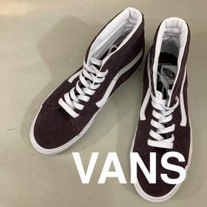 【新品未使用】バンズ VANS SK-HI スウェード サーフライン ハイカット スケート スケボー スニーカー 紫 靴 撥水 パープル 27.5cm @★