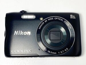 ◆Nikon ニコン Coolpix A300 ブラック コンパクトデジタルカメラ◆-041