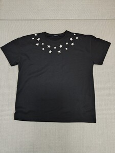 GLAZOS 半袖Tシャツ　150サイズ　男の子　黒色スター柄