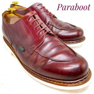 ☆即決・送料無料☆Paraboot パラブーツ CHAMBORD シャンボード ホワイトソール バーガンディ 27cm 革靴 ビジネスシューズ 本革 メンズ