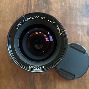 美品 SMC PENTAX 67 75mm f4.5 レンズ ペンタックス