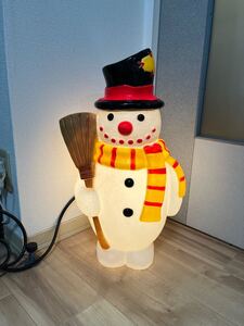 雪だるま　ライト　クリスマス　イルミネーション　屋外仕様　※中古傷あり スノーマン