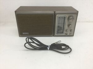 ●営KZ582-100【稼働品】SONY ソニー ICF-9580 卓上ラジオ BASS REFLEX SYSTEM / AM FM アンティーク ヴィンテージ 昭和レトロ 年代物 /w