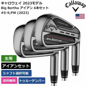 ★新品★送料無料★ キャロウェイ Callaway Big Bertha アイアン 6本セット #5-9，PW (2023) トゥルーテンパー 左利き用