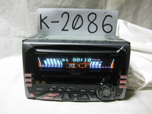 K-2086　ADDZEST　アゼスト　DMZ415 PA-4029A　2Dサイズ　CD&MDデッキ　故障品