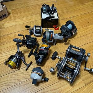 penn 40 GLS usa/olympic DX dohzuki 500LL/daiwa GS-50/daiwa dx no.2/daiwa triforce-x 155i/daiwa TD1Hi/ryobi ex3000/Zebco 202usa