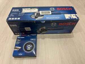 【未使用】BOSCHディスクグラインダー開封済み　切断砥石セット　ボッシュ