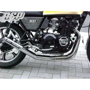 Ｚ４００ＦＸ用　エルサウンドショート管 メッキ！マフラー【新品】 国内生産 Z400J