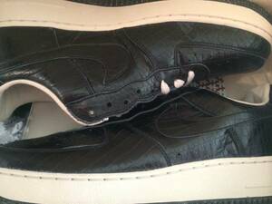 スペシャルボックス♪ 当選品 国内正規品♪ HTM NIKE AIR FORCE 1 PREMIUM クロコ 藤原 ヒロシ フォース sp フォース1 黒　BLACK fragment