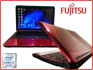 トップクオリティ爆速カスタマイズ/FUJITSU 超高速Core-i7 4コア/Webカメラ/新品SSD512GB/新品RAM16G/wifi/最強Win11/Office/No.10540