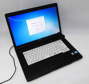 ☆ 即決 Fujitsu i5-3320M 2.6G/2048M/320G/HD+/WIn7 LIFEBOOK A572/F