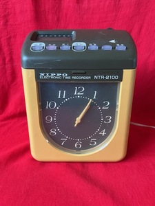 【 NTR-2100 】 NIPPO NTR-2100 タイムレコーダー