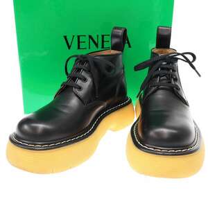 BOTTEGA VENETA ボッテガヴェネタ ザ・バウンス レザーアンクルブーツ ブラック 37 ITPBO8G3HNZK