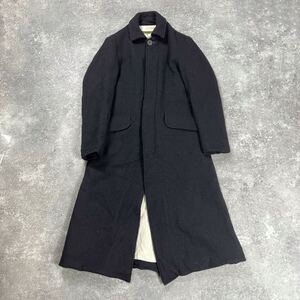 Paul Harnden ポールハーデン Mac Coat マックコート ロングコート ブラック ウール XS AQ5