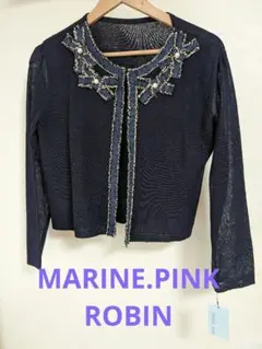 MARINE.PINK  ROBIN   トップス  ボレロ 未使用タグ付 MＬ