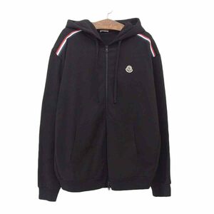 モンクレール ZIP UP CARDIGAN ジップアップ パーカー 8G000 47 809LA メンズ ブラック MONCLER 中古 【アパレル・小物】