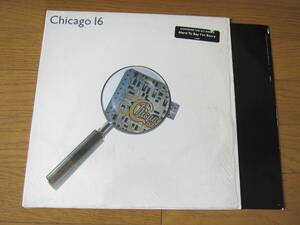 □ CHICAGO 16 米盤オリジナルシュリンク＆ステッカー高音質 両面STERLING刻印 DAVID FOSTER TOTO