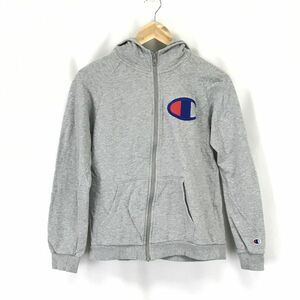 Champion × イーハイフン E hyphen world gallery★ジップアップパーカー【160/グレー/gray】Jacket/Jumper/Parker◆BH587