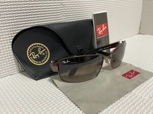 生産終了モデル 極美品 Ray-Ban レイバン RB3512-D メガネ サングラス アイウェア トータス 夏 運転 遮光 紫外線カット UVカット