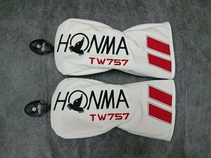 HONMA ホンマ T//WORLD ツアーワールド TW757 フェアウェイウッド用 FW用×2個セット ヘッドカバー 新品 未使用品