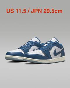 NIke Air Jordan 1 Low SE Industrial Blue / ナイキ エアジョーダン1 ロー SE インダストリアルブルー US 11.5 / JPN 29.5cm 新品