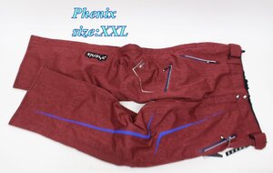 Phenix フェニックス メンズ スキーパンツ ボルドー XXL PF5720B00 スポーツ ボトムス R2411-222