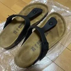 Birkenstock ブラック サンダル サイズ38