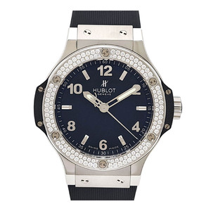 ウブロ ビッグ・バン スチール ダイヤモンド 361.SX.1270.RX.1104 クオーツ ステンレススティール メンズ HUBLOT 中古 【時計】