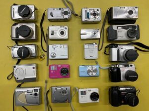 （26）20個 デジタルカメラまとめ売り Canon SONY CASIO RICOH FUJIFILM OLYMPUS など ジャンク 現状品 動作未確認 