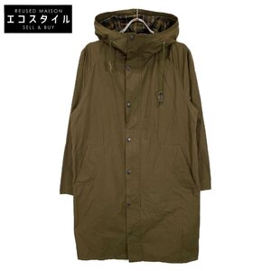 Barbour バブアー 2001181 カーキ コットン混 コート カーキ 38 コート コットン メンズ 中古