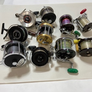 ΨΨ【1円スタート】 DAIWA ダイワ SHIMANO/PENN　両軸リール10点まとめ　 全体的に状態が悪い