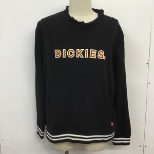 Dickies L ディッキーズ トレーナー 長袖 リブラインロゴパーカ スウェット 裏起毛 Sweat Sweatshirt 黒 / ブラック / 10062716