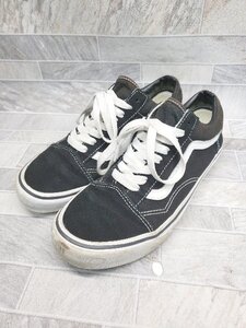 ◇ Θ VANS ヴァンズ スニーカー シューズ サイズ24.5cm ブラック レディース　メンズ P