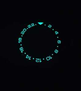 腕時計 修理交換用 社外部品 セラミック 発光 ベゼル インサート ブラック 黒 シート付属【対応】ロレックス GMTマスター 116710 Rolex