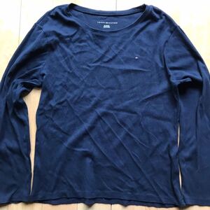 トミーヒルフィガー 長袖Tシャツ 長袖カットソー 胸元ワンポイント ロンT 524-1-40 tommyhilfiger