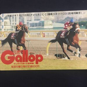 カネツクロス　アメリカJCC ギャロップ抽選テレカ　テレホンカード