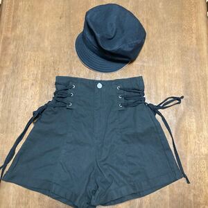 ショートパンツXS キャップくろused